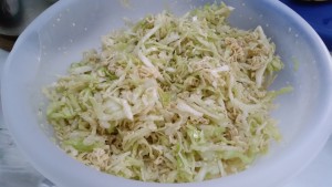 Ramen cabbage salad