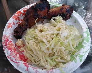 chicken and salad better angle