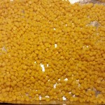 corn on baking sheet