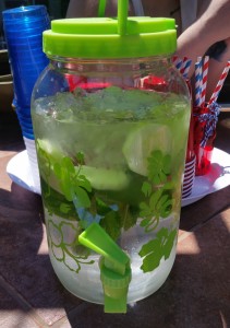 cucumber mint water
