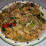 leftover lunch concoction