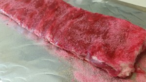Char Su rub on ribs