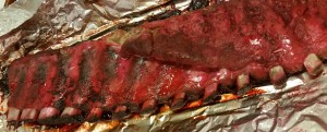 char su bbq ribs - after baking