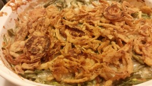 green bean casserole - done