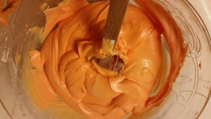 orange frosting