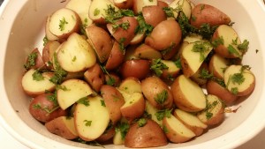 parsley potatoes baked