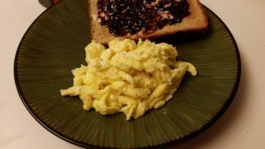 scrambled egg - plated