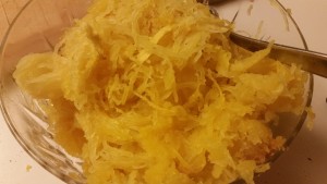 shredded spaghetti squash