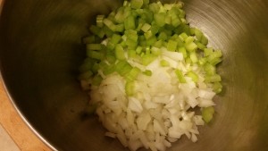 stuffing - celery and onion