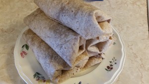 6 bbq chicken wraps
