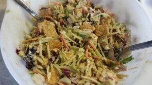 BBQ salad for wrap