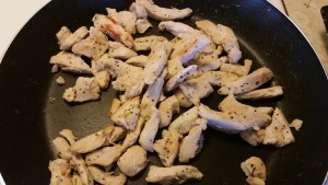 chicken for BBQ chicken wraps