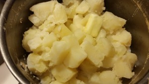 Mashed potatoes - ready to mash