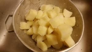 Mashed potatoes - strained