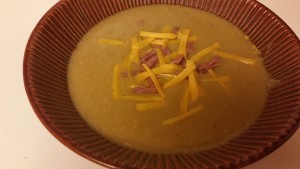 Split pea soup with ham - finished