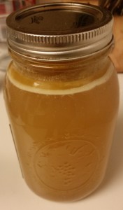 Turkey potato leek soup - stock