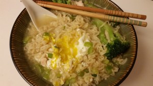 chicken ramen - finished