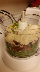 parsely pecan pesto - food processor