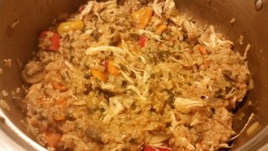 southwest chicken and rice - finished
