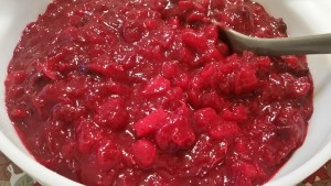 whole cranberry  sauce - finished
