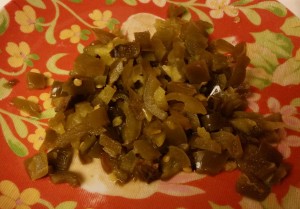 Jalapeno cheddar cornbread - jalapenos