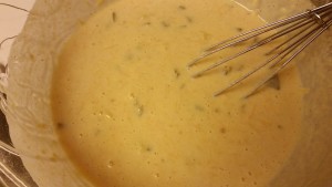 Jalapeno cheddar cornbread - mixed