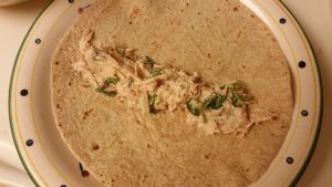 baked chicken flautas - chicken in tortilla
