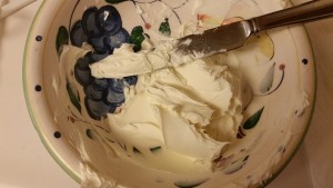 cream cheese olive penguins - onion cream cheese