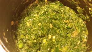 creamed spinach - finished