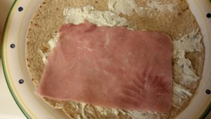 ham and cheese wrap - ham