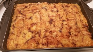 peach cobbler - finished