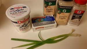 spreadable cream cheese cracker dip - ingredients