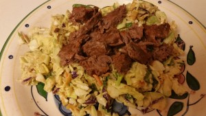 Carne Asada Salad - plated