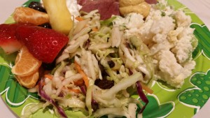 Irish coleslaw - plated