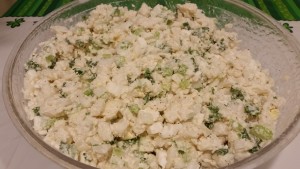 Irish potato salad - finished