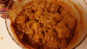 chicken tikka masala - marinade