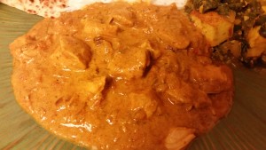 chicken tikka masala - plated