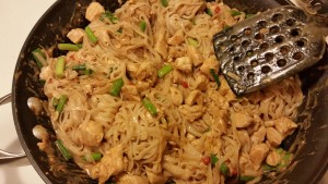 pad thai - finished
