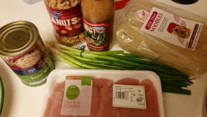 pad thai - ingredients