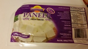 palak paneer - paneer