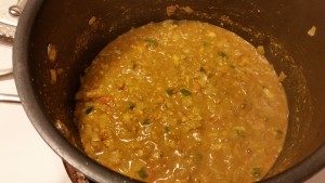 palak paneer - veg, spice, and nut mix watered